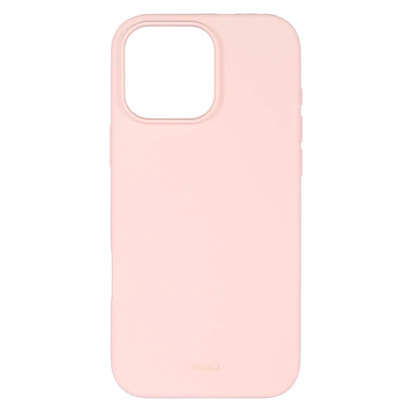 Onsala Rückseite Sil Touch Recycled MagSerie iPhone 16 Pro Max Kreiderosa (Apple iPhone 16 Pro Max) (664247)