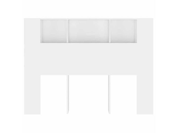 Top sélection  Armoire de tête de lit - ECOHOME - Blanc 140 x 18 5 x 104 5cm - 7707