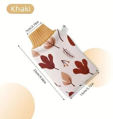 Uplift Essentials Authentic Moroccan Hammam Exfoliating Scrub Glove khaki