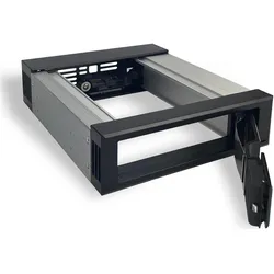 Fantec BP-SA35-12G/6G SAS 12G + SATA 6G Wechselrahmen für eine 8,89cm 3,5Zoll HDD in einem 13,335cm, Server Zubehör, Schwarz