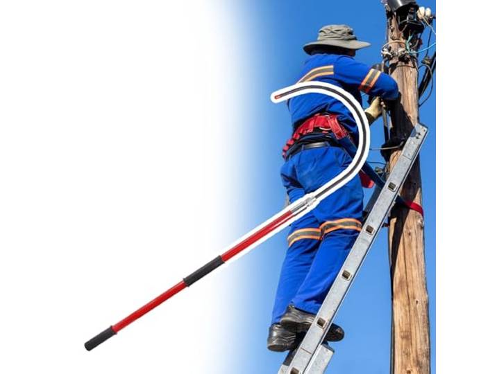 Isolierter Haken – Hochspannungswerkzeug for Elektriker, 1 Stück(6 Pcsx35kvx4.9ft)