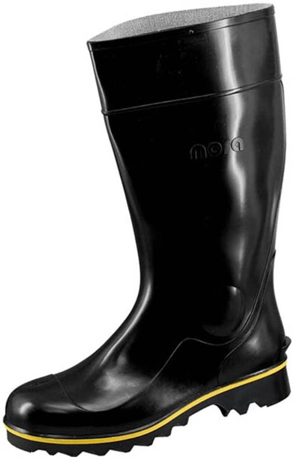 Gummistiefel NORA "Nora Arbeitsstiefel", Mädchen, Gr. 49, schwarz, Obermaterial: 100% Gummi rubber., Schuhe Gummistiefel