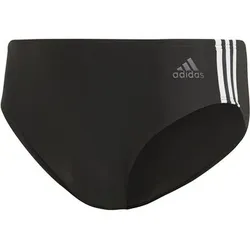 ADIDAS Herren Fitness 3-Streifen Badehose, Größe 4 in Schwarz Schwarz