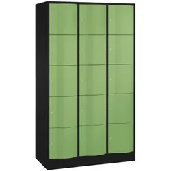 CP Fächerschrank »Resisto« grün, 115x195x54 cm