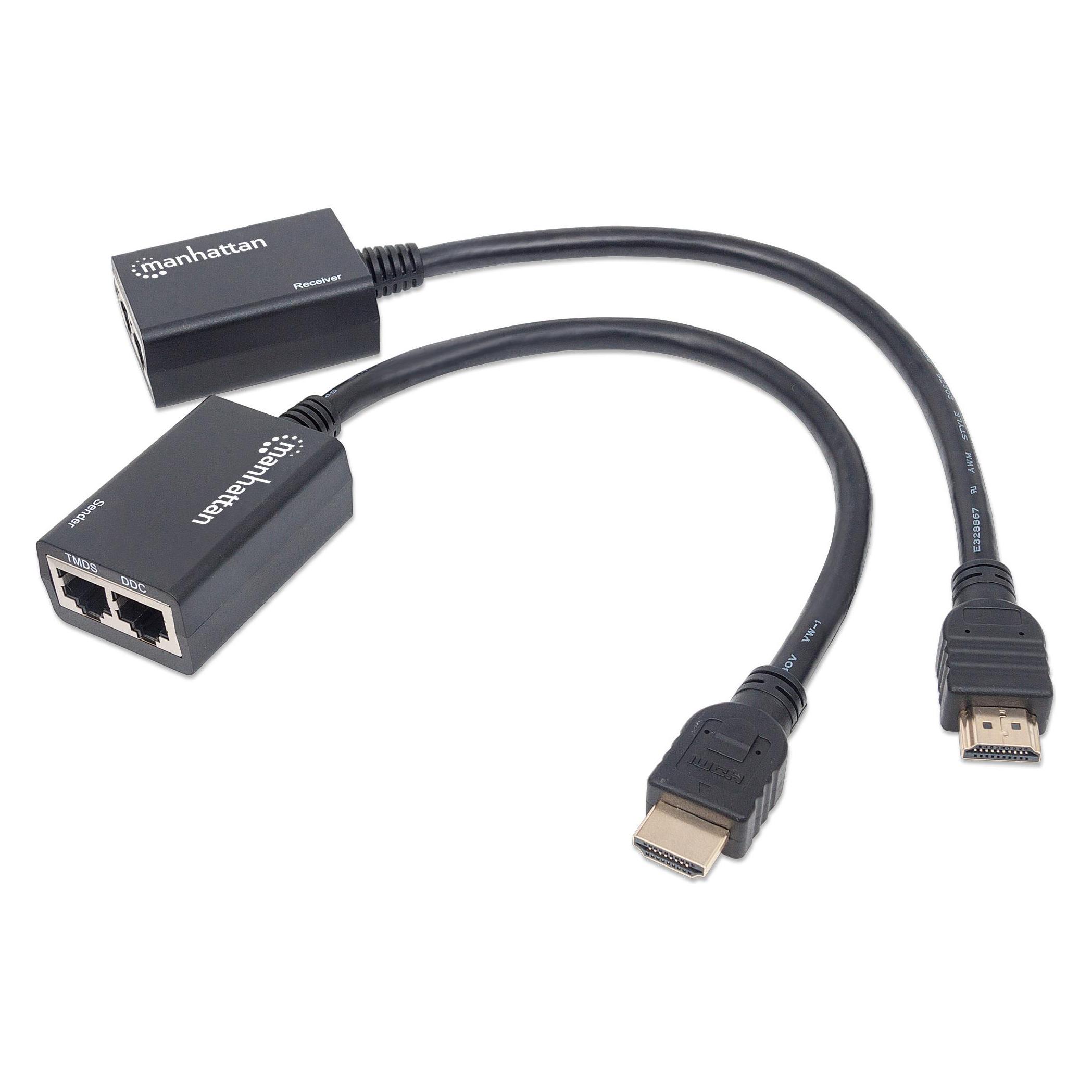 Manhattan HDMI Cat6 Extender (0.06 m) (207386)