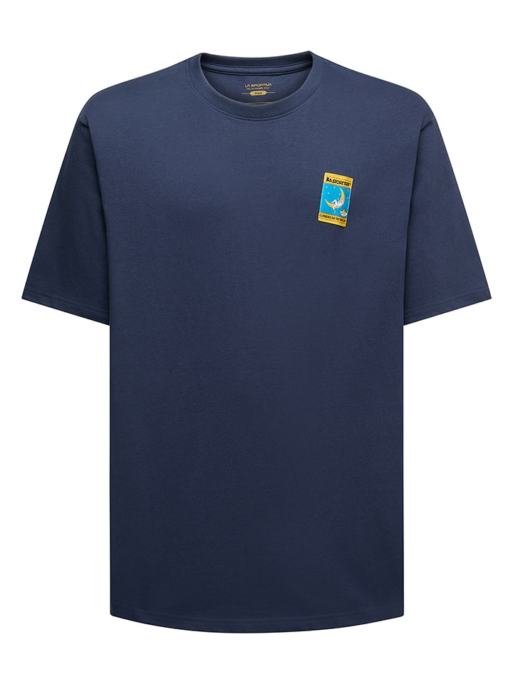 LA SPORTIVA Shirt "Moon Patch" in Dunkelblau - S