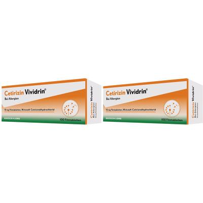 Cetirizin Vividrin 10Mg Doppelpack 2x100 St Filmtabletten