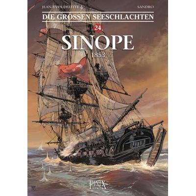 Die Großen Seeschlachten / Die großen Seeschlachten, Gebundene Ausgabe von Jean-Yves Delitte,Sandro, Finix, 978-3-910965-16-4