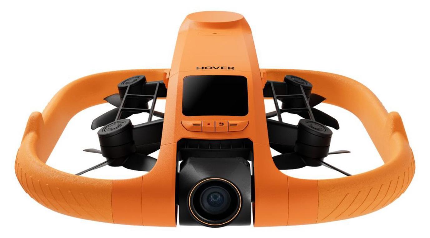 HOVERAir SP08H004, 4 Rotoren, 3840 x 2160 Pixel, 100 m, 2013 mAh, Orange