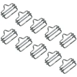Electra Breitbandverbinder Metall, 20mm, 10er Set - zum Verbinden von Weidezaunbändern