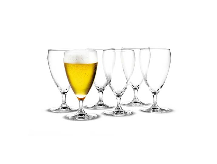 Holmegaard Verre à bière Perfection 44 cl, lot de 6 Transparent