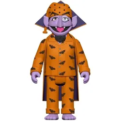 Super7 1, Rue Sésame figurine ReAction Wave 06 Count Von Count (PJs) 10 cm