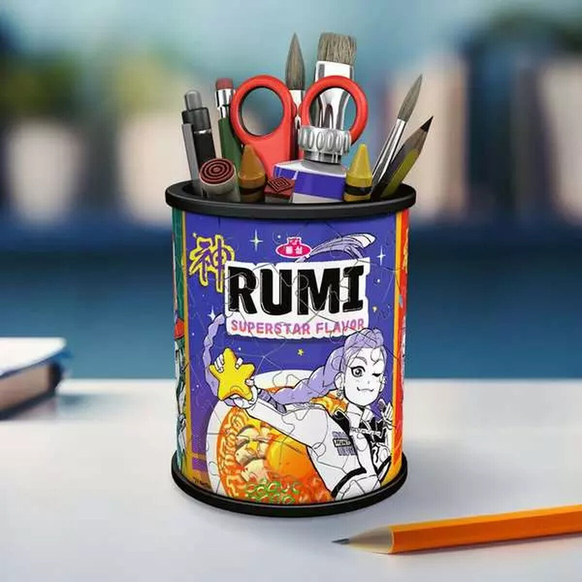 Puzzle 3D Pot à Crayon 54 pcs KPop Demon Hunters - Ravensburger
