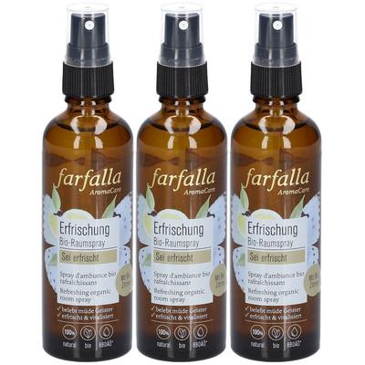 Farfalla Bio-Raumspray sei erfrischt Zitrone 75 ml x3 3x75 Spray