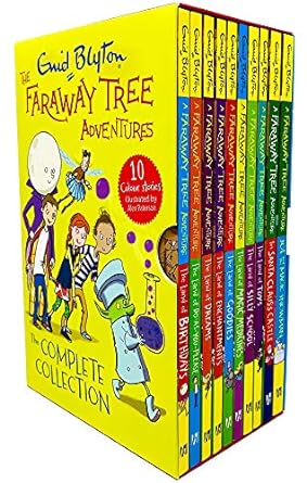 Hodder Children's Books The Faraway Tree Adventures by Enid Blyton - 10 Books Collection Set - Paperback - Ages 7-9 - Colour Stories Classic Children's Fiction Gift