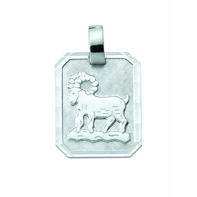 Sternzeichenanhänger ADELIA´S "Sternzeichen Anhänger Widder 925 Silber", silber, Schmuckanhänger, Herren, Widder, Silber 925 (Sterlingsilber), Silberanhänger Widder