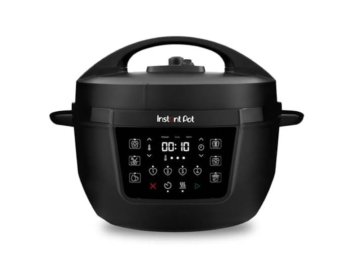 Instant Pot Multikocher XL 7.1L 7-in-1 Smart Cooker - Schnellkochtopf, Schongarer, Reiskocher, Sautierpfanne, Joghurtbereiter, Dampfgarer und Speisewärmer, Schwarz