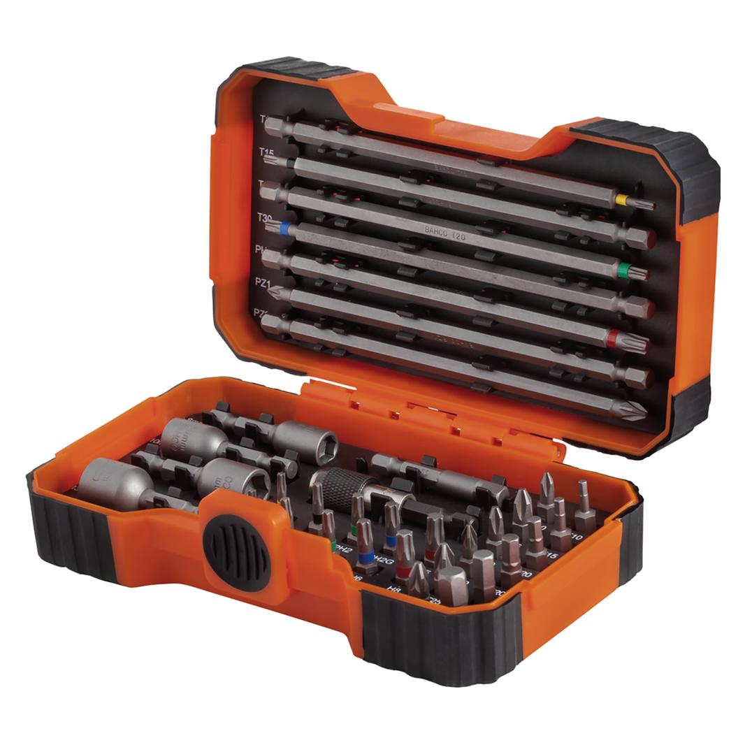 Bahco 1/4" Bit-Satz mit TORX Bits und Steckschlüsseln - 35-teilig (59/S35BC)