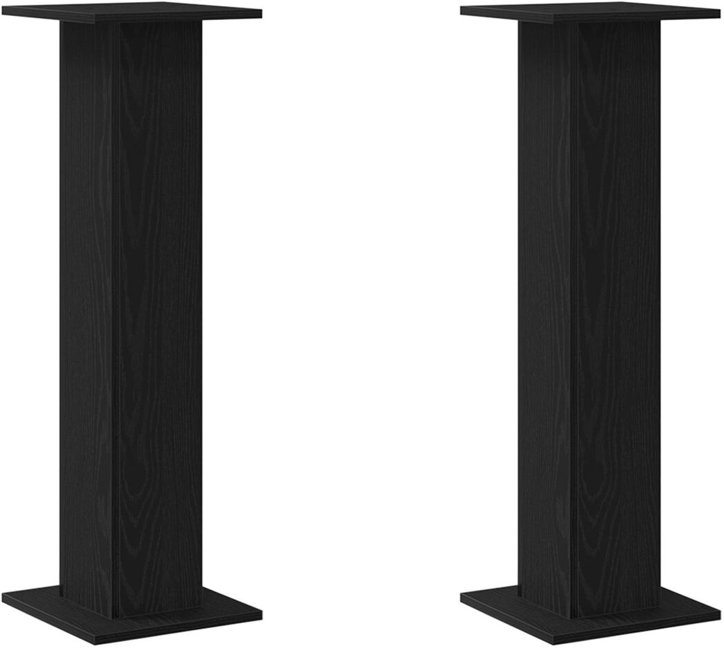Latitude Run 30cm Fixed Height Speaker Stand Black 40cm H X 30cm W X 30cm D