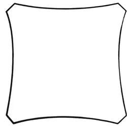 Perel, Sonnensegel, Sonnensegel wasserdurchlässig (500 x 500 cm)