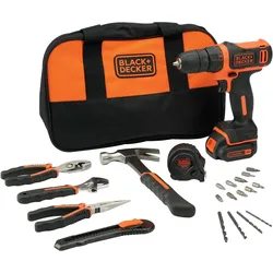 Black & Decker, Bohrmaschine + Akkuschrauber, Bdcdd12 (Bohrschrauber)
