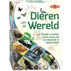 Selecta Spielzeug Kartenspiel Tiere der Welt (Niederländisch, 2 - 6 Spieler)