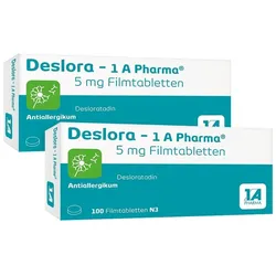 1A PHARMA DESLORA 5MG Doppelpack 2X100 St