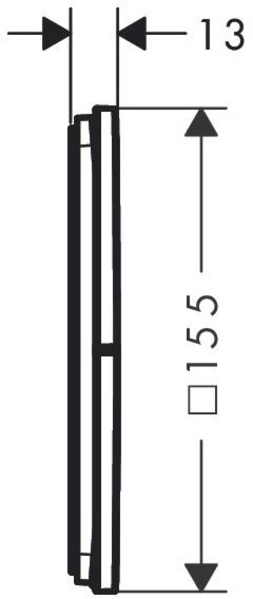 HANSGROHE 15573700 Absperrvent.UP ShowerSelect Comfort E