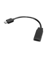 Lenovo Videokabel Mini DisplayPort M HDMI 19-polig W 20 cm Schwarz (0B47089)