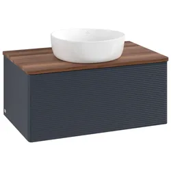 Villeroy & Boch Antao Waschtischunterschrank 800x360x500mm L30112HG mit Beleuchtung mit Struktur FK/AP: HG/2