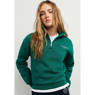 Strickpullover PEPE JEANS "Sweatshirt BERTHA", Damen, Gr. XS, sherwood grün, 58% Baumwolle, 42% Polyester, Pullover Strickpullover