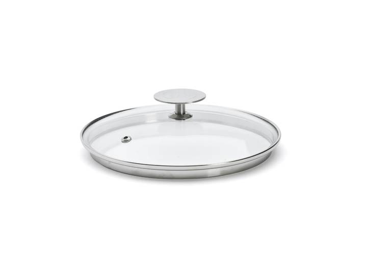 De Buyer Couvercle en verre Alchimy avec anneau profond Ø18 cm