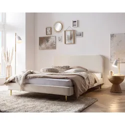 SalesFever »Copenhagen« Polsterbett beige 180x200 cm