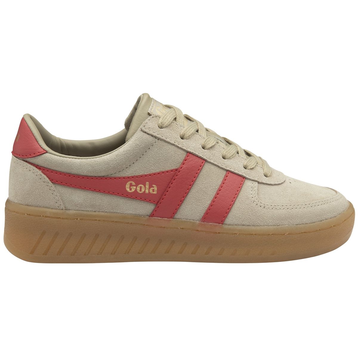 Gola Grandslam Suede Sneaker Women bone/coral/gum (CU) 38 CLA589-CU-38-bonecoralgum