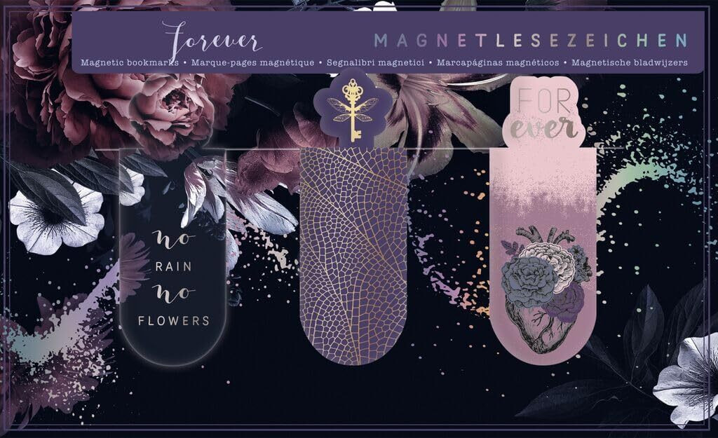 MOSES Magnetische bladwijzers Forever, 3 stuks
