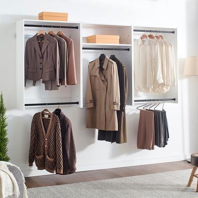 Klair Living Devi Wall Mounted Wood Closet System