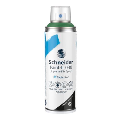 Schneider Paint-It 030 Supreme DIY Acrylspray Sprühfarbe grün