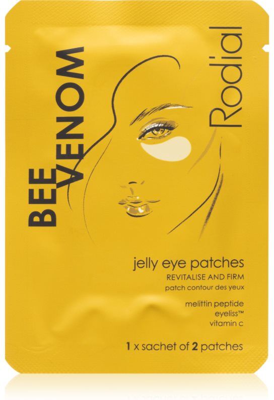 Rodial Bee Venom Jelly Eye Patches firming gel eye pads with soothing effect 2 pc