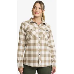 Campfire Shirt Damen Brindle/Oatmeal, Größe:S - Damen > Oberteile > Hemdblusen - Beige