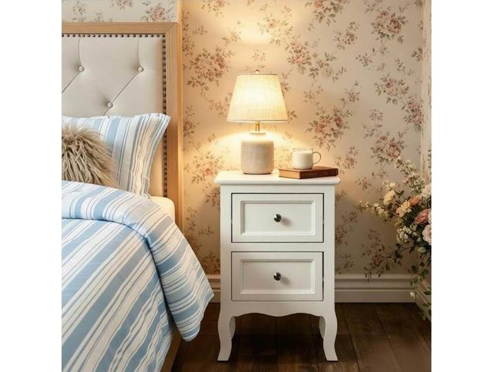 Table de chevet moderne avec tiroirs meuble de rangement pour chambre table d'appoint