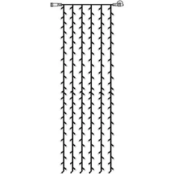 Star Trading, Lichterkette, Lichtervorhang Curtain (1 m)