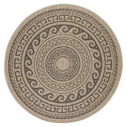 Ayyildiz Teppich, COMILLA 0887, BLACK, 120 x 120 cm