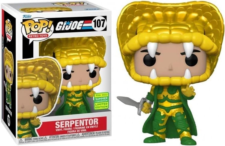 Funko Pop! Retro Toys: G.I. Joe - Serpentor (Convention Limited Edition) #107