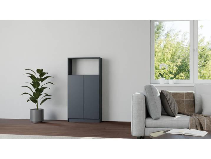 Stylisher Barschrank nach Maß Premium Dekore Schwarz