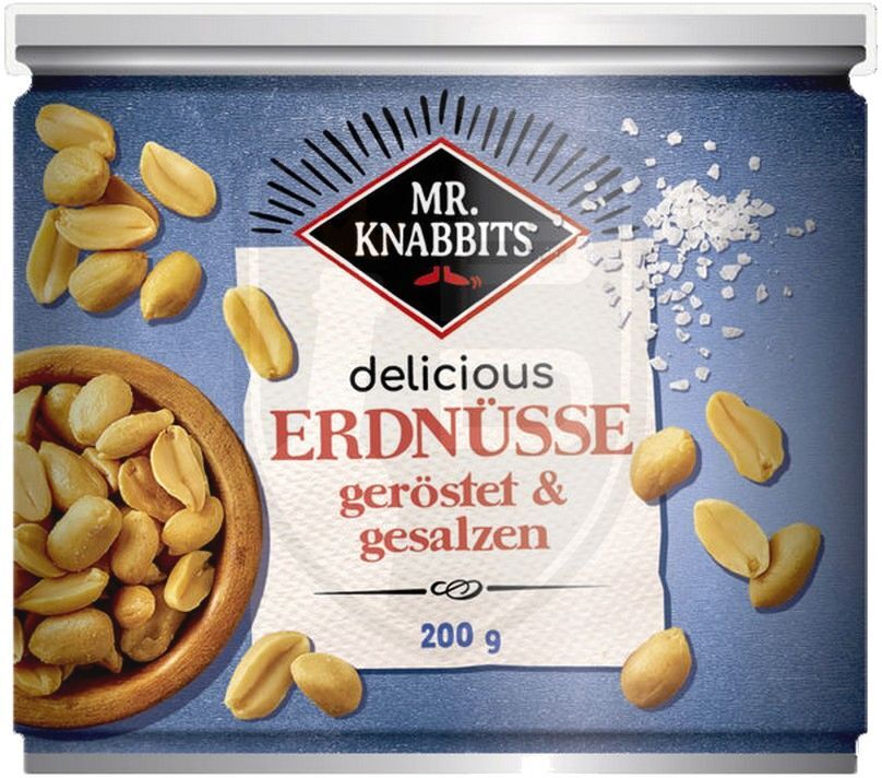 Mr. Knabbits Geroosterde Gezouten Pinda's - 200 g