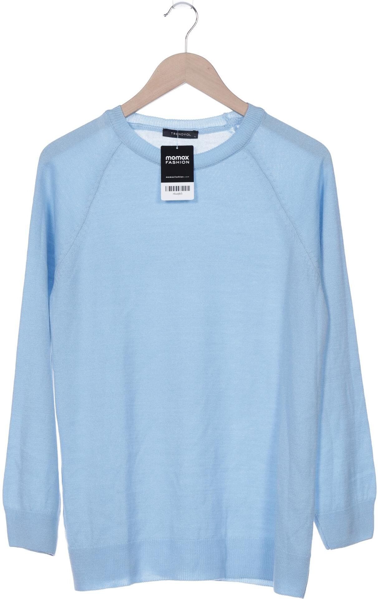 Trendyol Damen Pullover, Blau, Gr. L, Synthetik - Second Hand