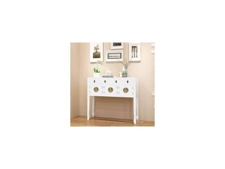 Buffet en style chinois en bois massif - alsa - Blanc