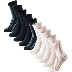 Schiesser Damen Freizeitsocken Bluebird 10er Pack