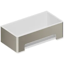 HEWI System 900 Duschkorb, Accessoires, 900.03.00170 WR, nickel gebürstet