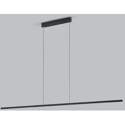 Helestra LOOPY-evo 16/2751.22 LED-Pendelleuchte 42 W 2700 K Warmweiß, mattschwarz, 4950 lm, dimmbar